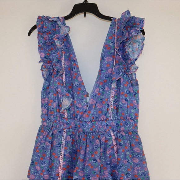 LoveShackFancy Blue Floral Dress - Picture 3 of 6
